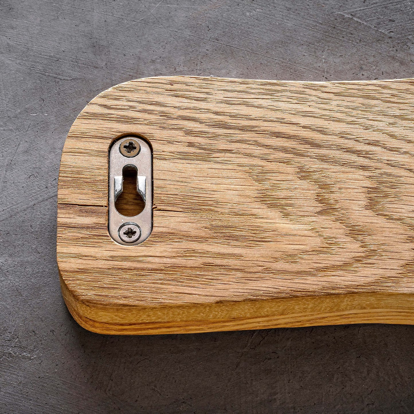 wood4home® Magnetic Knife Strip in light oak wood "La Madera" | Magnetic knife holder for the kitchen | 42 cm x 2.5 cm x 9 cm (WxHxL) | Holds 4 kitchen knives.