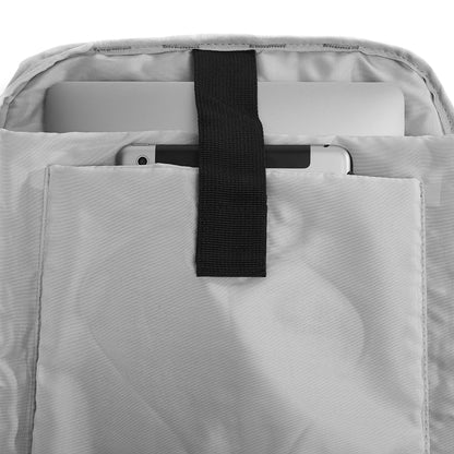 Ela Mo women's backpack - rolltop design - laptop backpack for women - anti-theft bag for school, college, business (Peach)