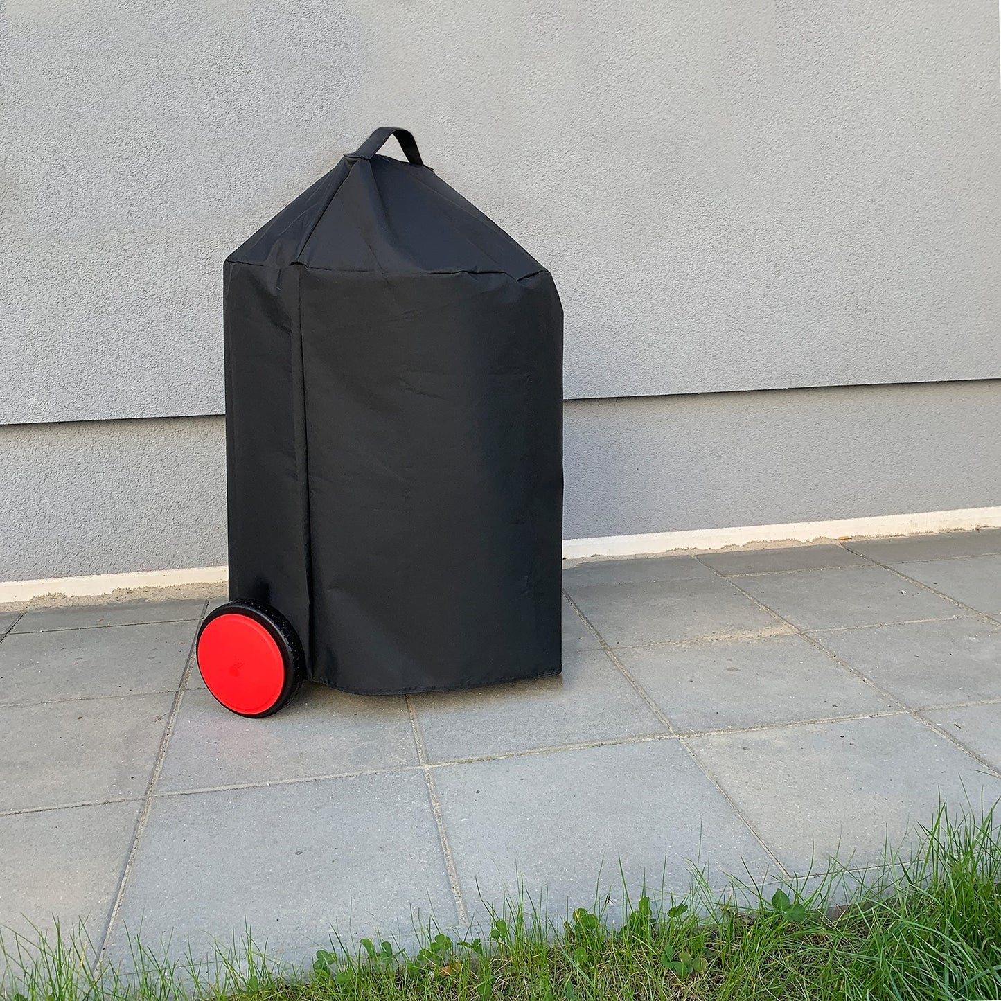 AMZBBQ Premium Grill Cover, waterproof cover for your kettle grill, 100% weatherproof and UV-resistant grill tarp, high-quality polyester cover with PU coating - 47cm.