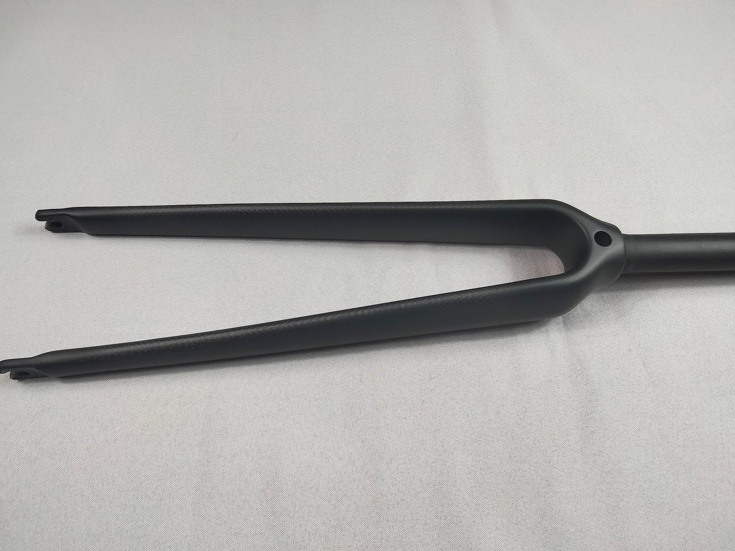 roadkey road bike carbon bike 1 inch fork 2.5 cm fork straight tube black 3K glossy full carbon fiber forks 700C bicycle carbon fork (Black 3k matte)