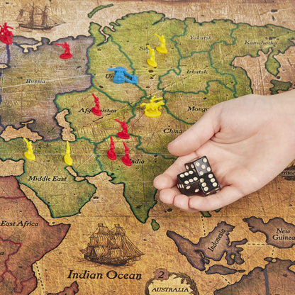 Risk 60th Anniversary Edition, with 4 additional game variants, exclusive to Amazon, strategy game for ages 10+.