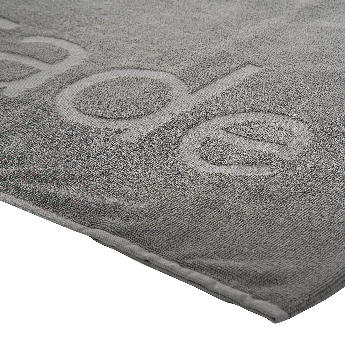 aqrade sports towel fitness towel with fastening 120x50cm gym made of 100% cotton anthracite XL