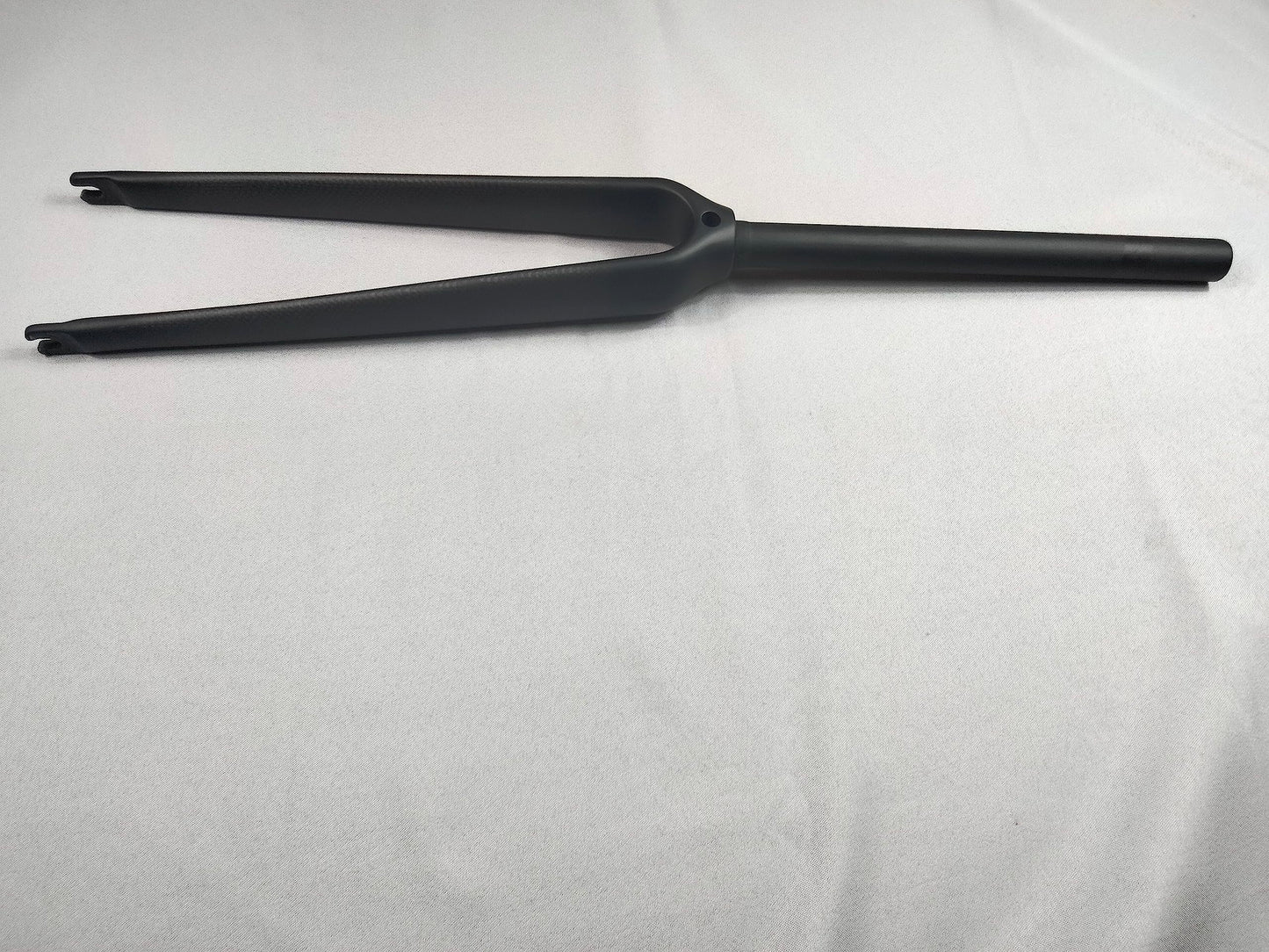 roadkey road bike carbon bike 1 inch fork 2.5 cm fork straight tube black 3K glossy full carbon fiber forks 700C bicycle carbon fork (Black 3k matte)
