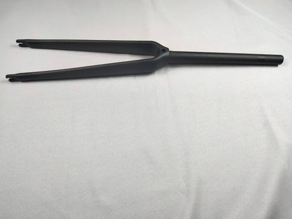 roadkey road bike carbon bike 1 inch fork 2.5 cm fork straight tube black 3K glossy full carbon fiber forks 700C bicycle carbon fork (Black 3k matte)