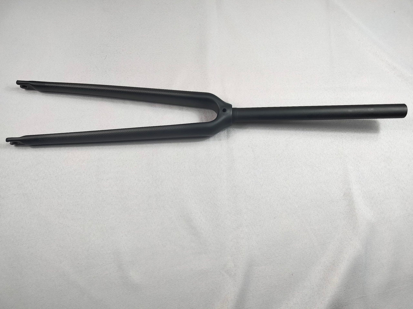 roadkey road bike carbon bike 1 inch fork 2.5 cm fork straight tube black 3K glossy full carbon fiber forks 700C bicycle carbon fork (Black 3k matte)
