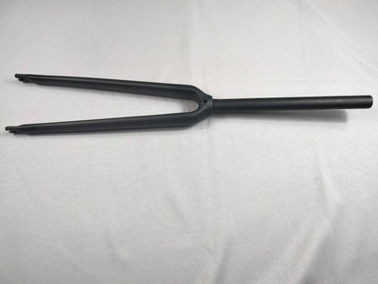 roadkey road bike carbon bike 1 inch fork 2.5 cm fork straight tube black 3K glossy full carbon fiber forks 700C bicycle carbon fork (Black 3k matte)
