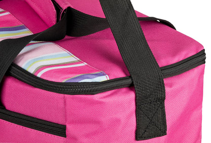 B.PRIME 20L Cooler Bag Classic PINK I 36x26x22cm I Insulated Bag I Lunch Bag I Cooler Box I Picnic Bag I Ice Bag I Camping Bag I Picnic I Outdoor I Travel I Shopping I Car